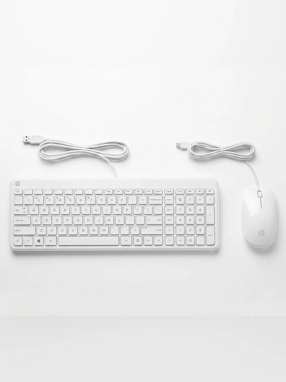 🌟2x Host Pick🌟White HP Keyboard & Mouse